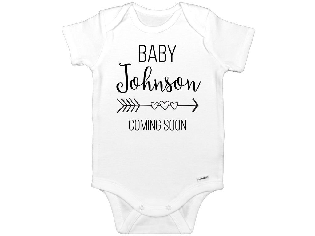 Custom Coming Soon Onesie©/Bodysuit