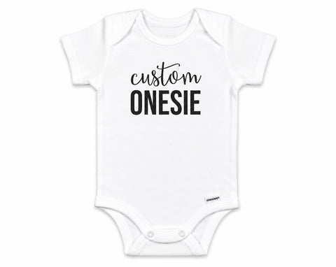 Custom Short Sleeve Onesie