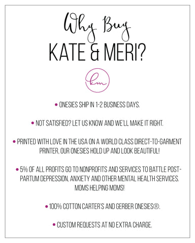Custom Baby Announcement Onesie©/Bodysuit