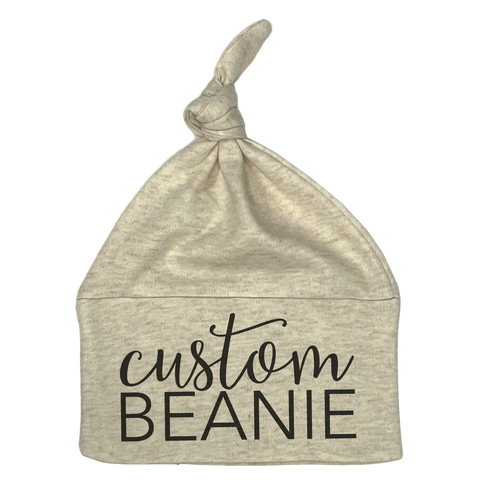 Custom Knotted Baby Beanie