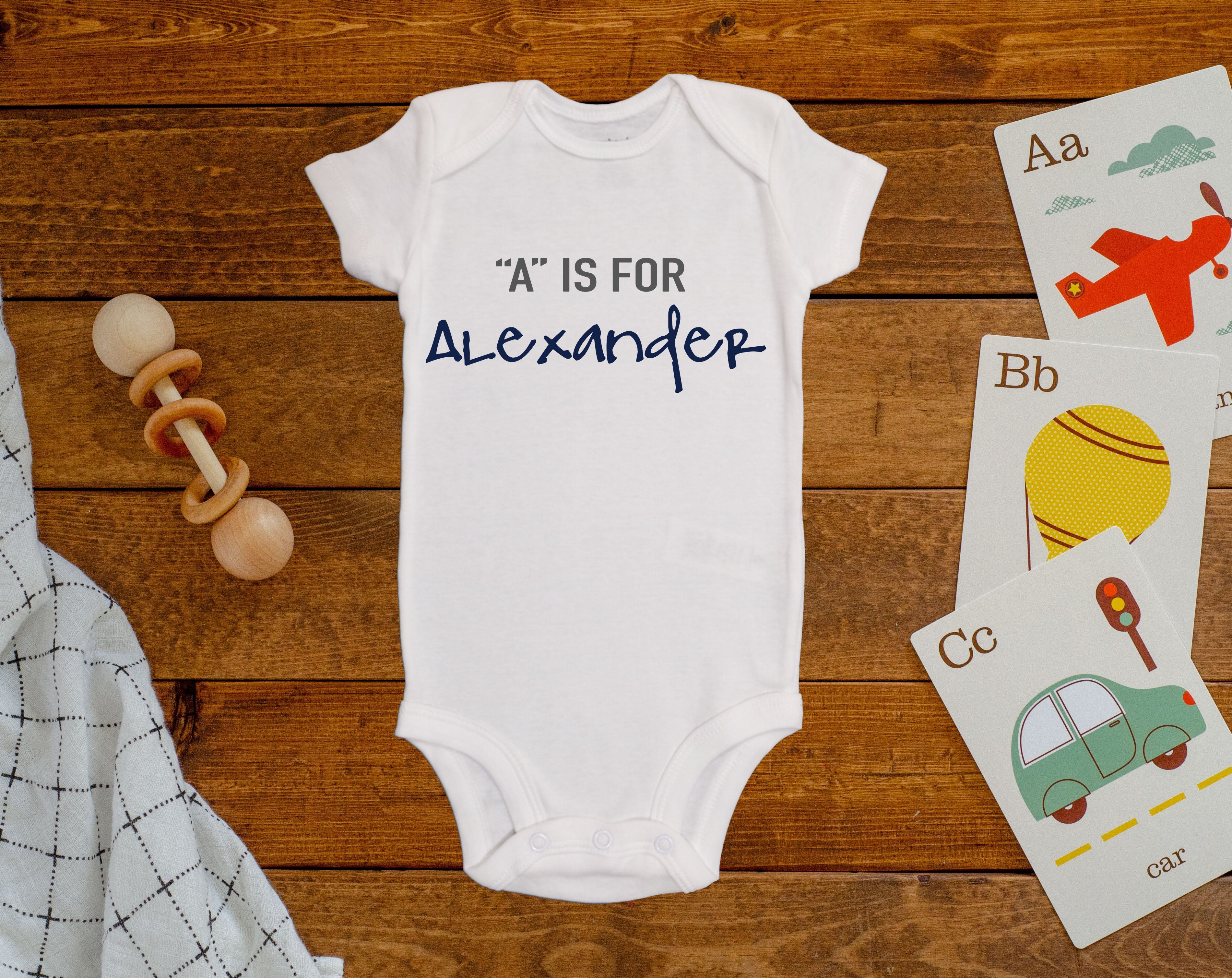 A Is For Alexander Onesie©/Bodysuit