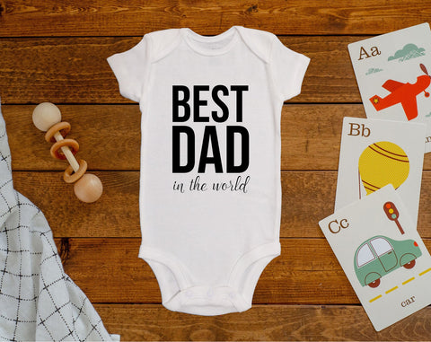 Best Dad in the World Onesie©/Bodysuit