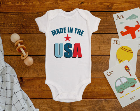 Made In The USA Onesie©/Bodysuit