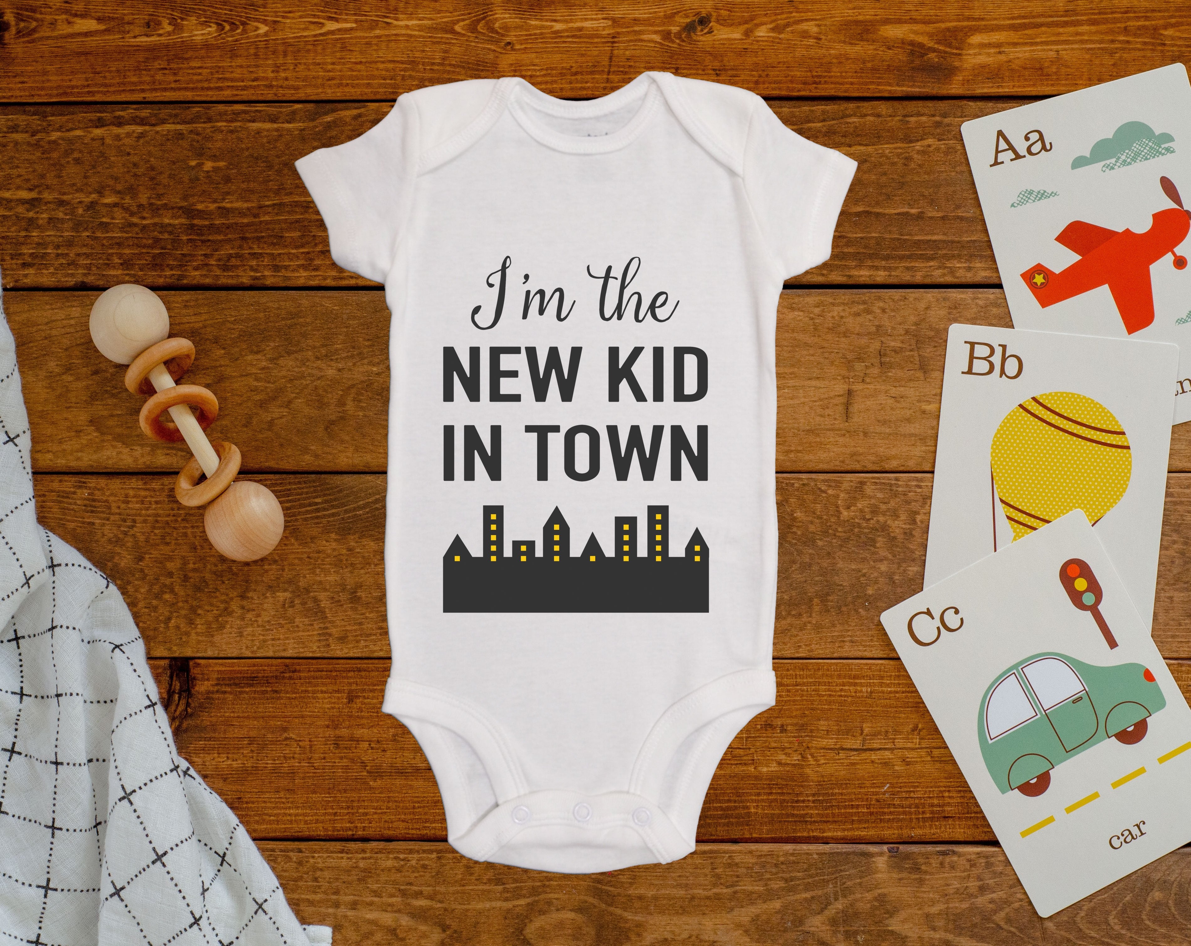 New Kid In Town Onesie©/Bodysuit
