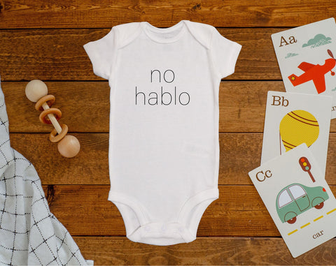 No Hablo Onesie©/Bodysuit