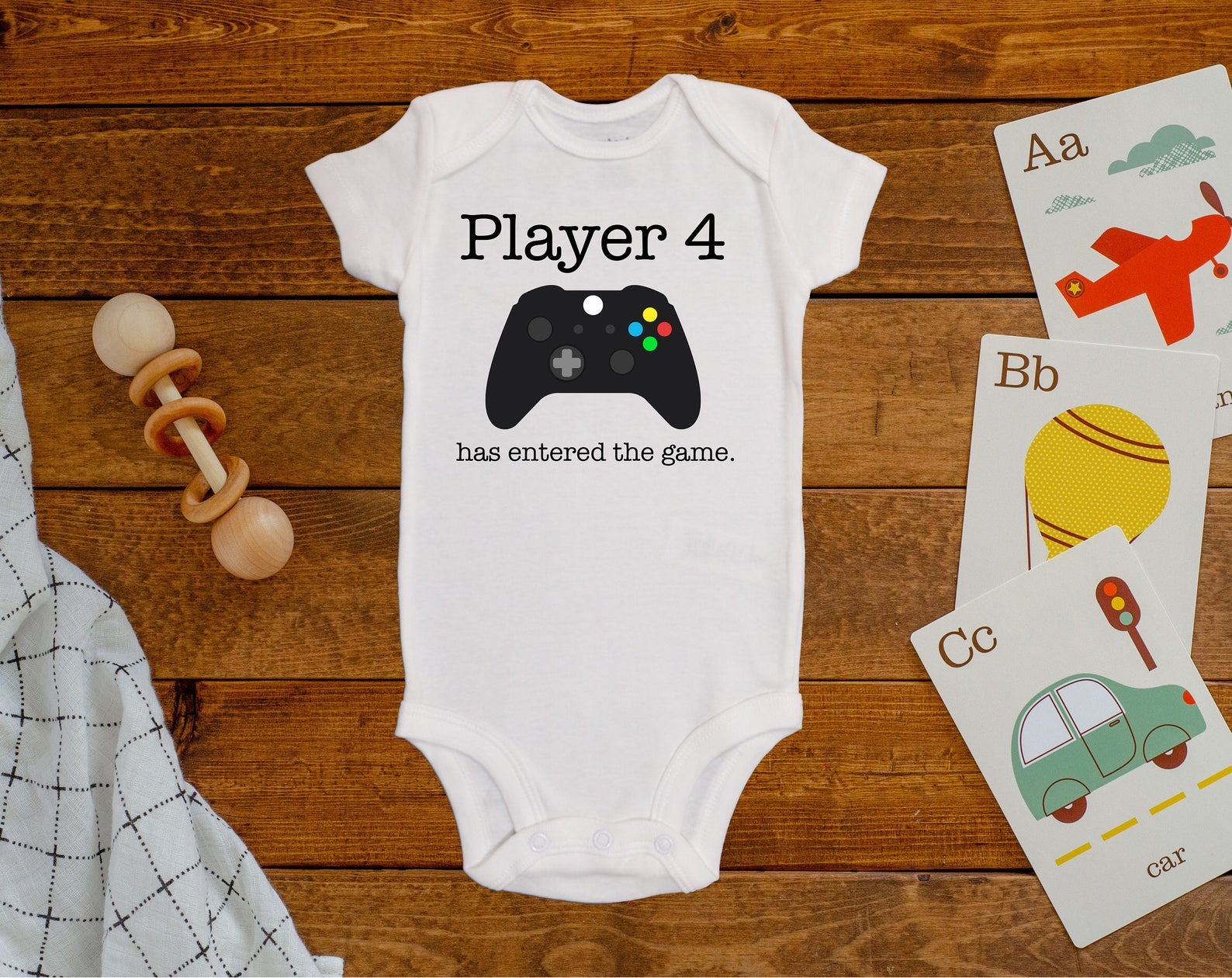 Player 4 Has Entered the Game Onesie©/Bodysuit