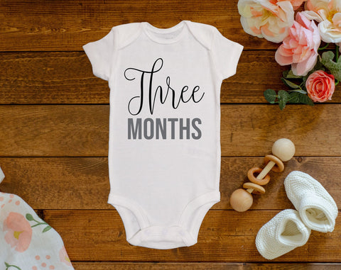 Three Months Onesie©/Bodysuit