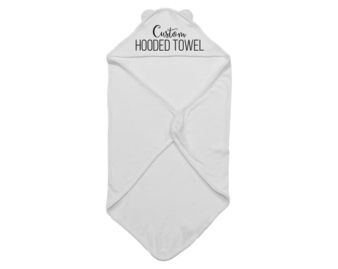 Custom Hooded Towel